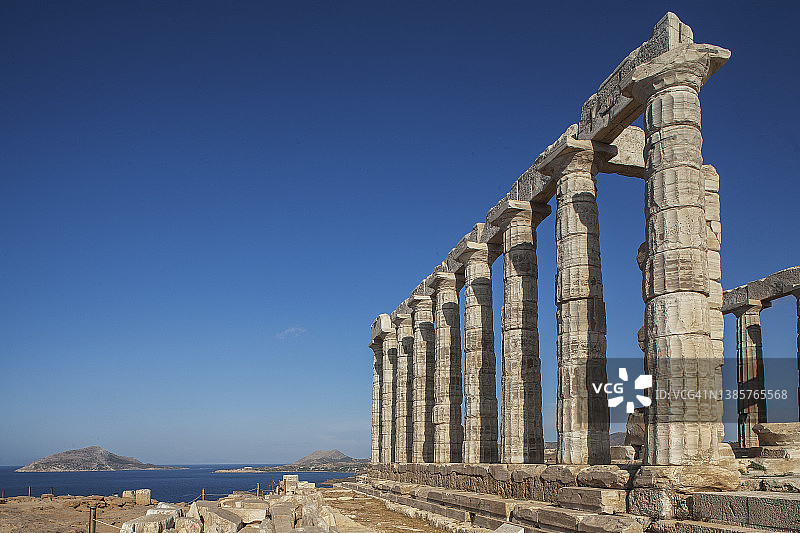 希腊神庙遗址图片素材
