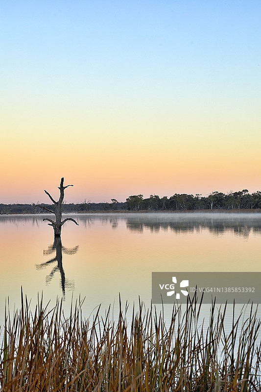 邦尼湖，南澳大利亚图片素材