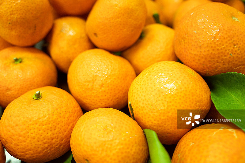 黄色橙子图片素材