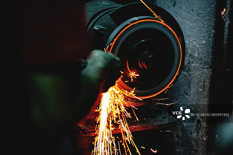 金属研磨图片素材