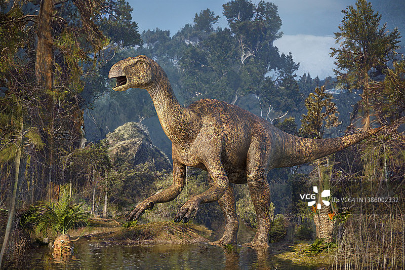 禽龙插画图片素材