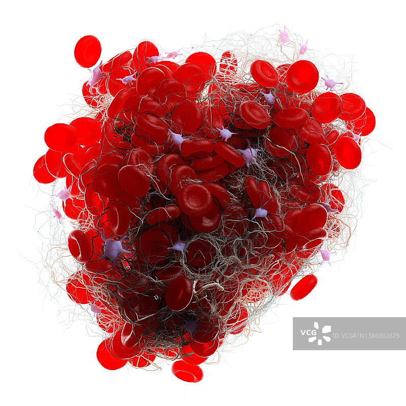 血凝块、插图图片素材