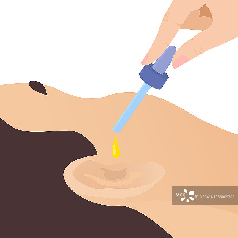 耳炎概念图图片素材