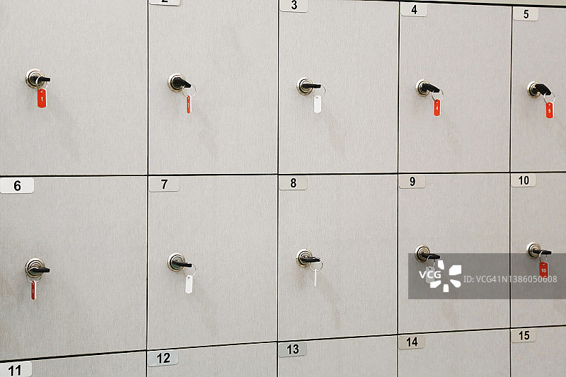 带钥匙的储物柜全画幅照片图片素材