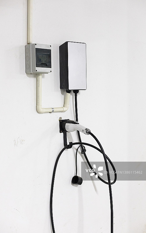 电动汽车充电站图片素材