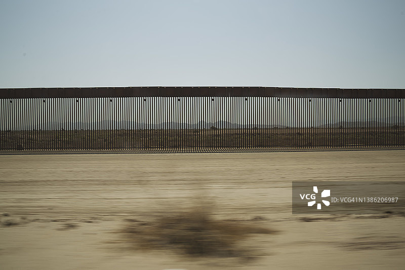 美国墨西哥边境墙图片素材