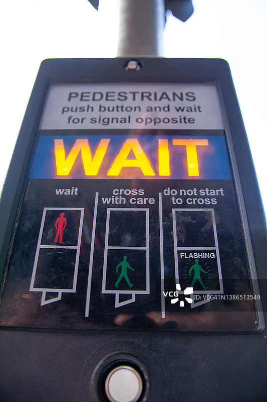 直布罗陀的人行横道标志图片素材