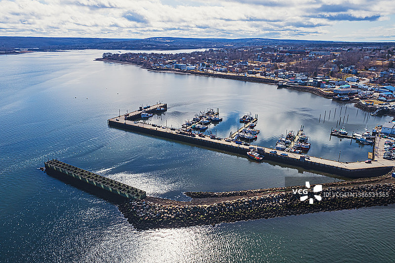 新斯科舍省小镇图片素材