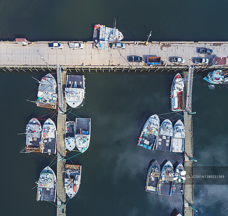 小镇码头图片素材