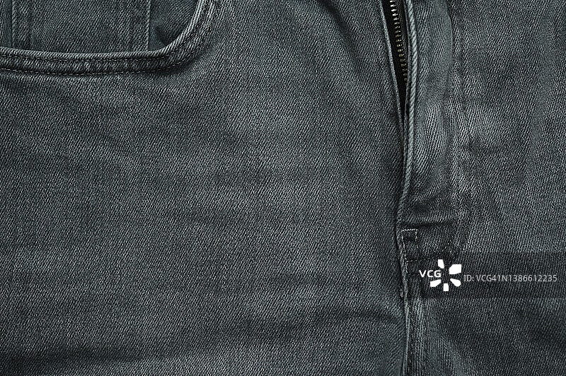 牛仔布，牛仔裤，缝有纹理的纺织品图片素材