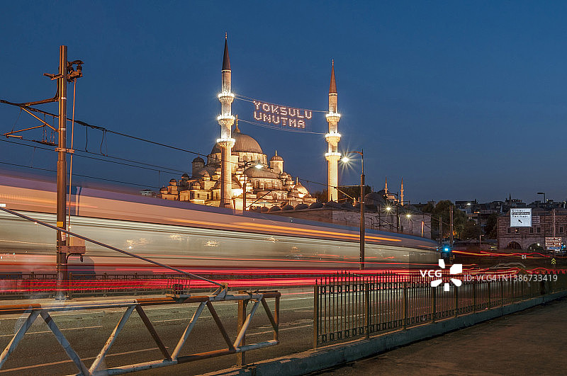 土耳其伊斯坦布尔的斋月图片素材