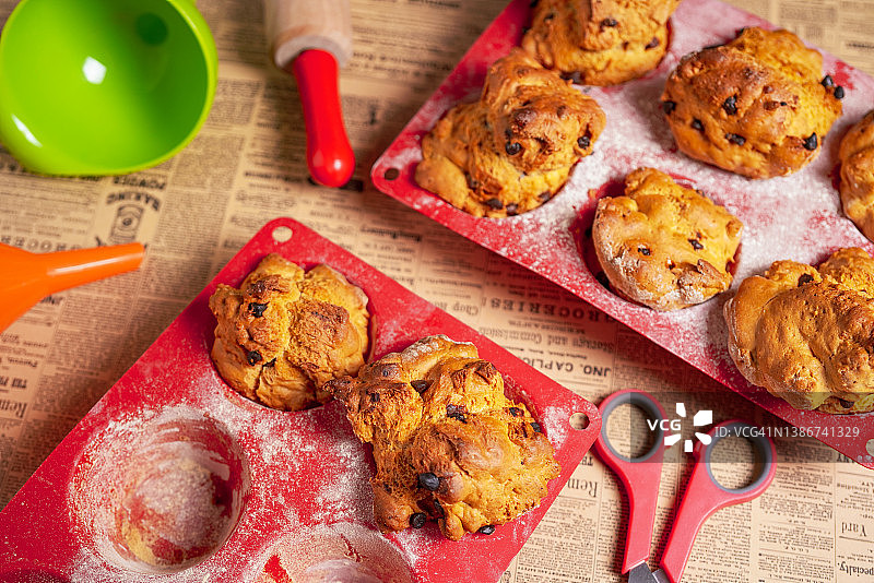 自制巧克力麦芬图片素材
