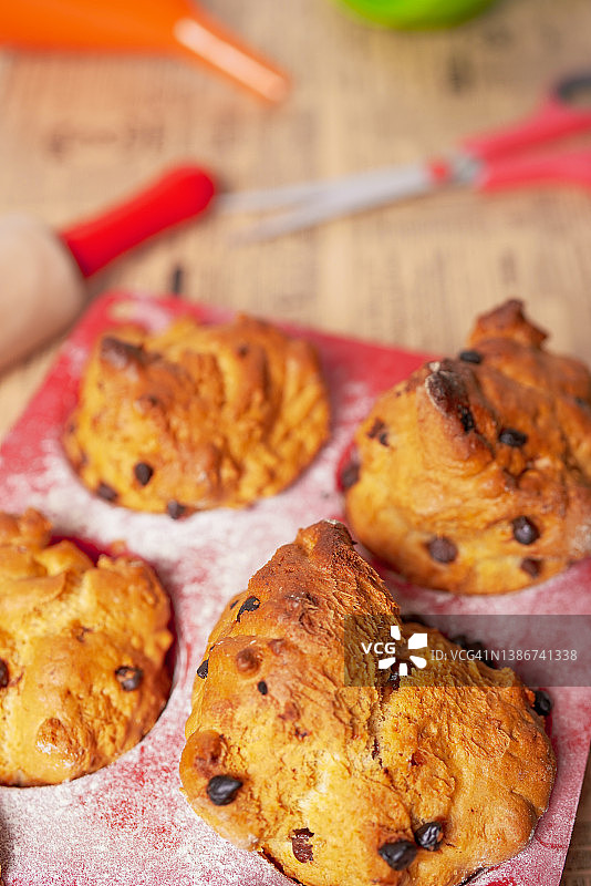 自制巧克力麦芬图片素材