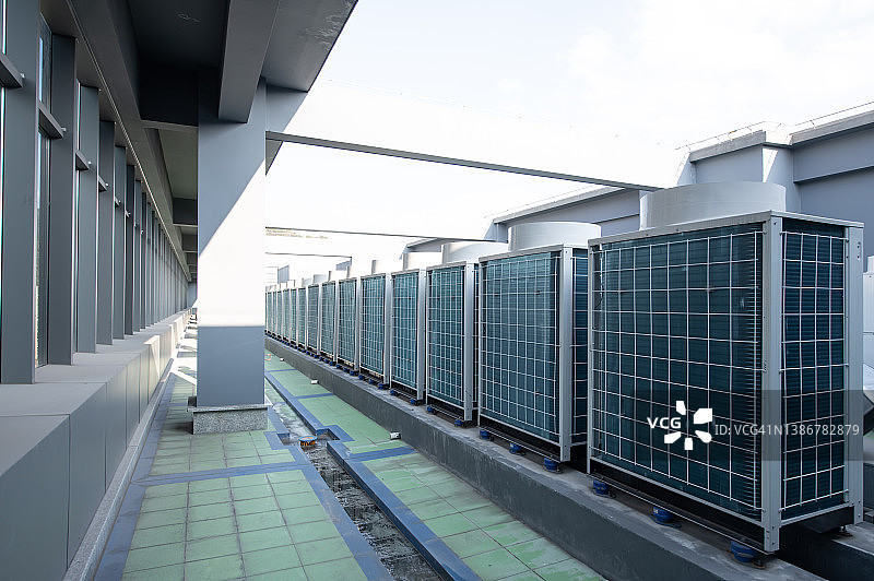 屋顶空调系统图片素材
