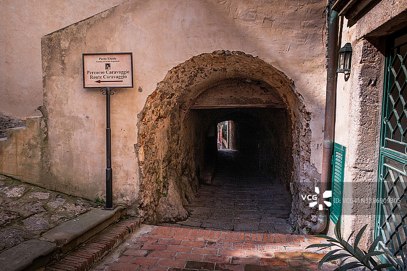 意大利托斯卡纳格罗塞托的埃尔科莱港图片素材