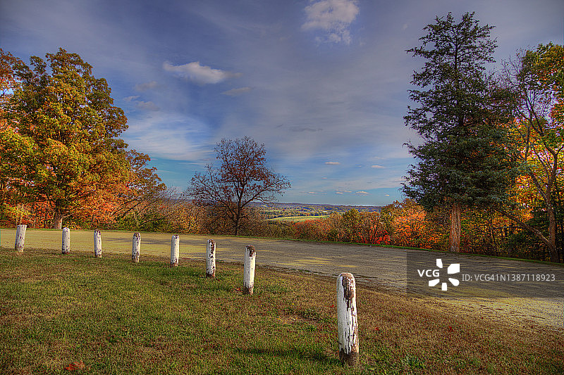 有风景的路边公园图片素材