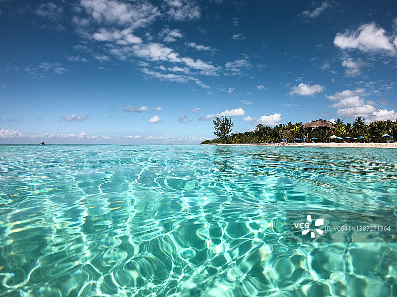 科苏梅尔帕兰卡海滩水下拍摄图片素材