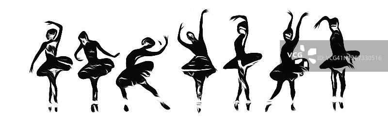 古典舞蹈，在工作室中，动画视频效果图片素材