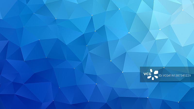 蓝浅色多边形矢量图案背景图片素材