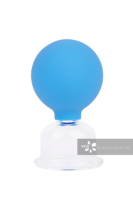 拔罐疗法罐，白色背景图片素材