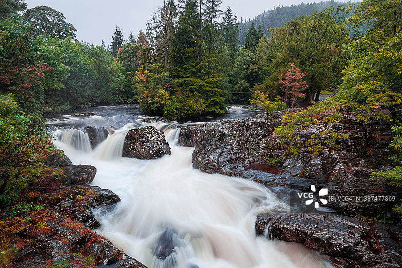 斯诺多尼亚的贝特ws-Y-科伊德瀑布图片素材