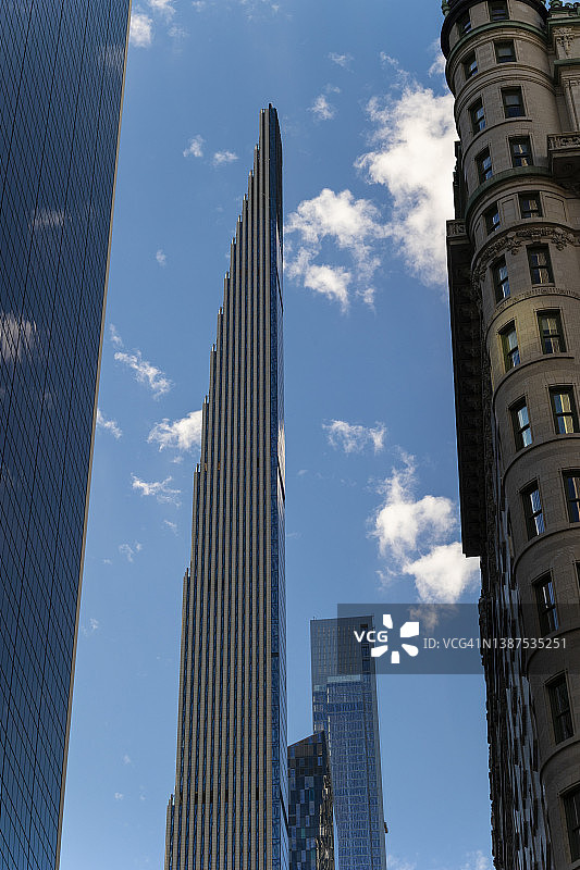 纽约市中心新建超高住宅楼图片素材
