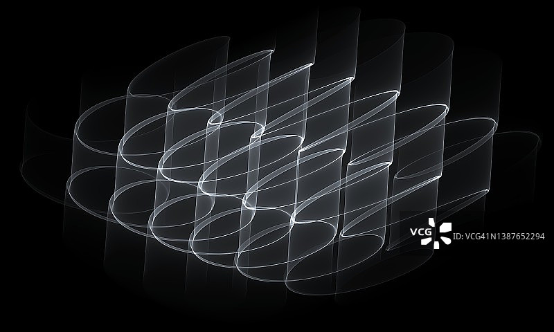 抽象交错网格曲线图片素材