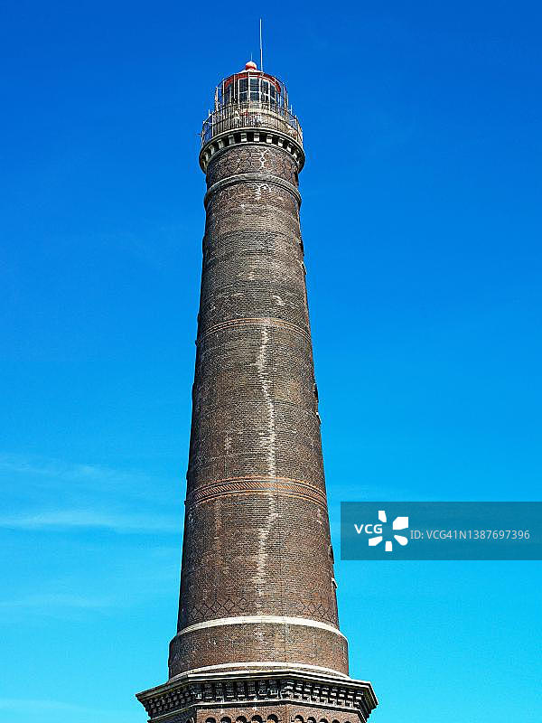 德国博尔库姆岛新灯塔及观测塔图片素材