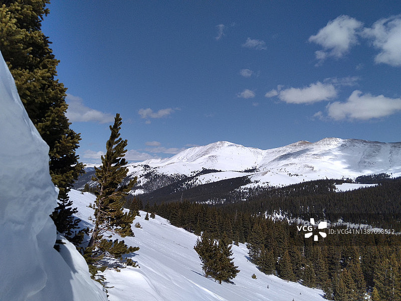 美国科罗拉多州美丽的冬季景色图片素材