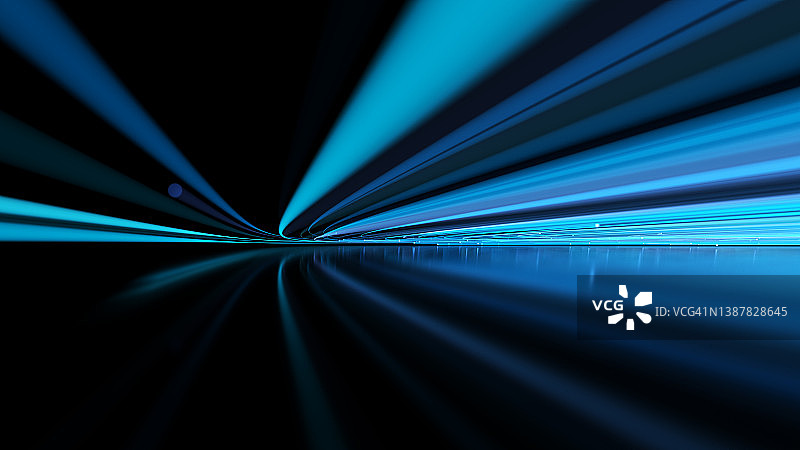 快速流动的3D渲染粒子图片素材