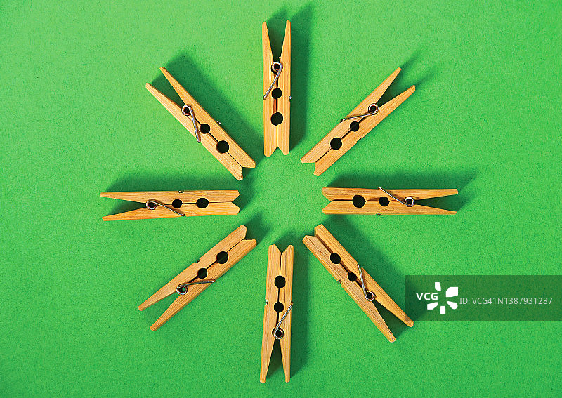 创意晾衣夹组合图片素材