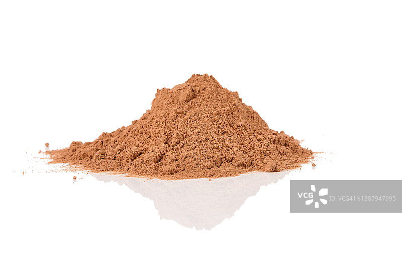 分离的可可粉图片素材