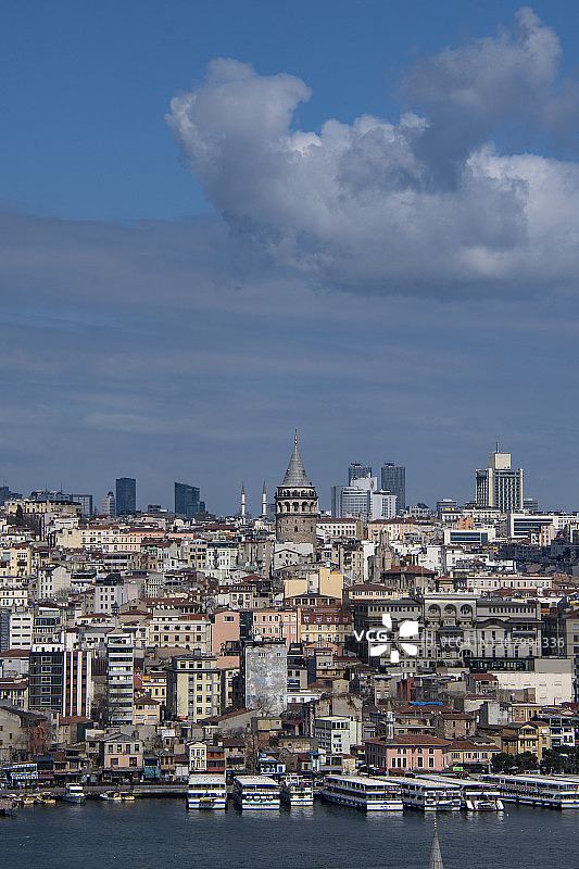 土耳其伊斯坦布尔的加拉塔图片素材