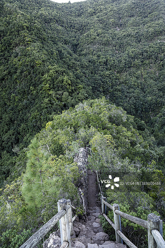 埃斯皮贡阿特拉韦萨多观景点-埃尔卡纳尔和洛斯蒂洛斯生物圈保护区图片素材