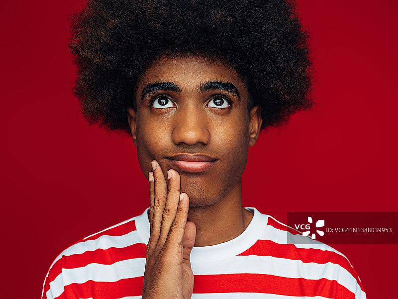 非裔男子肖像图片素材