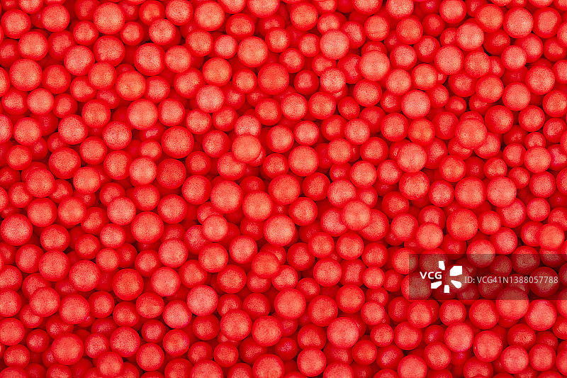 红色泡沫球背景图片素材