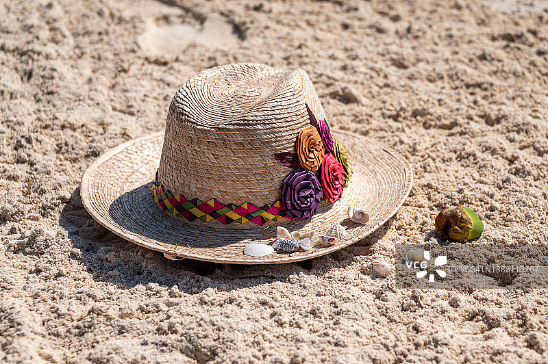 夏季海滩度假场景，墨西哥图片素材