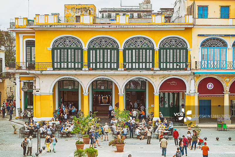 哈瓦那旧广场图片素材