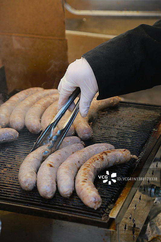 烤香肠图片素材