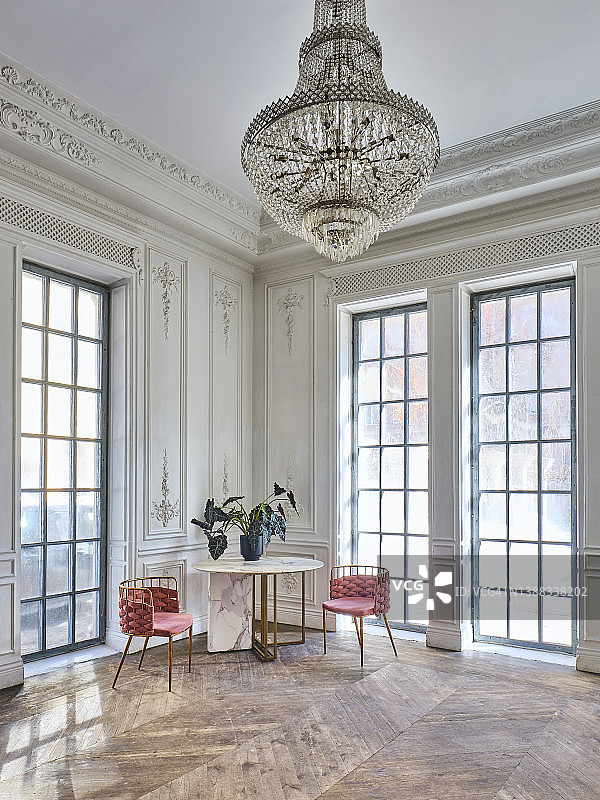 古典风格豪宅内部图片素材