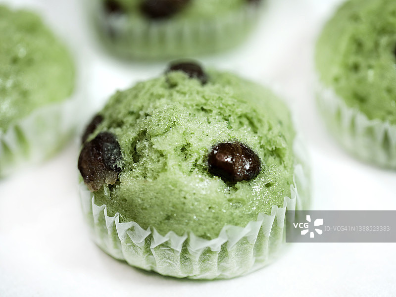 抹茶馒头图片素材