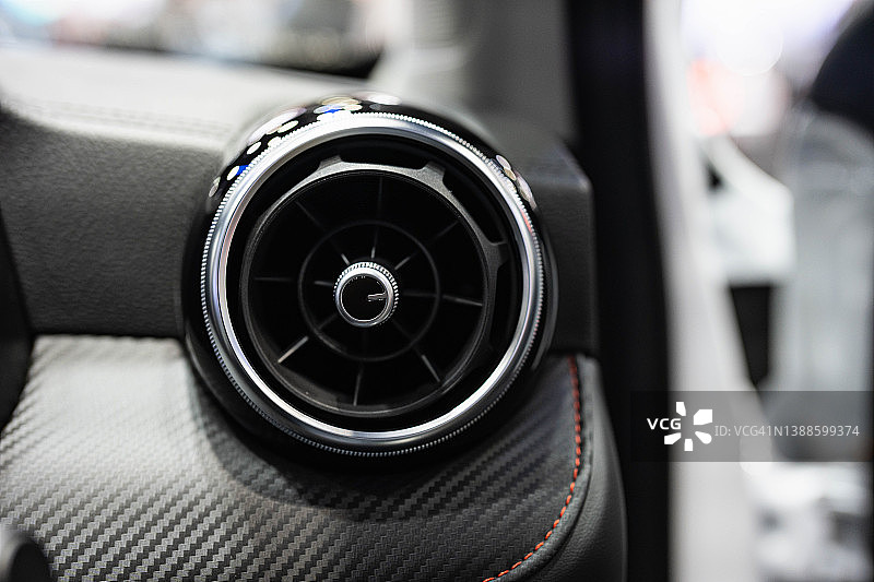 现代豪华汽车通风口图片素材