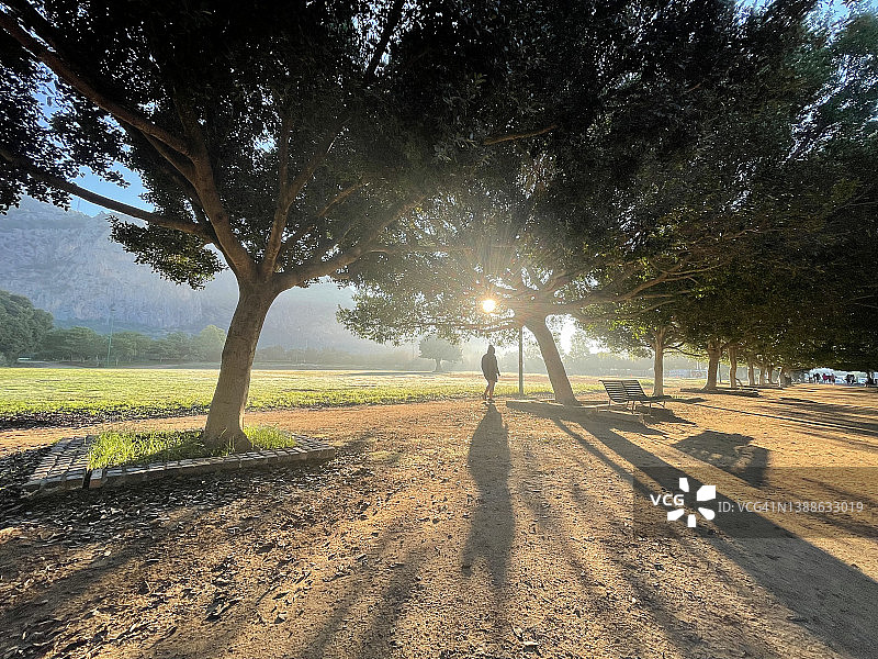 公园的阿尔巴图片素材