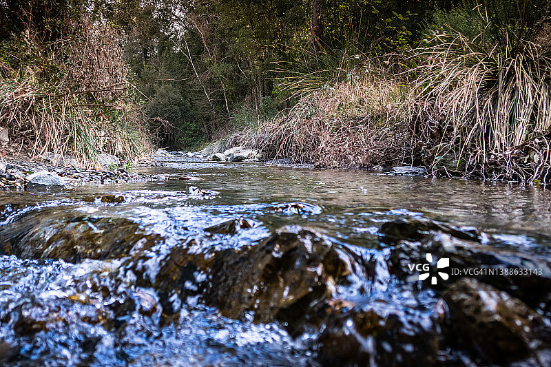 利沃诺罗西尼亚诺徒步旅行,托斯卡纳 - 意大利图片素材
