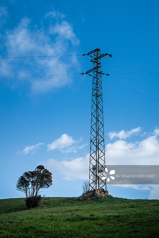 利沃诺罗西尼亚诺徒步旅行，托斯卡纳 - 意大利图片素材