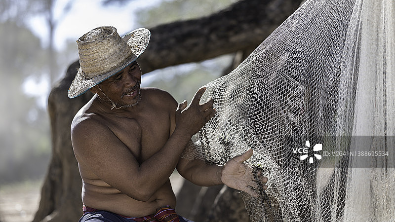 泰国当地渔民图片素材