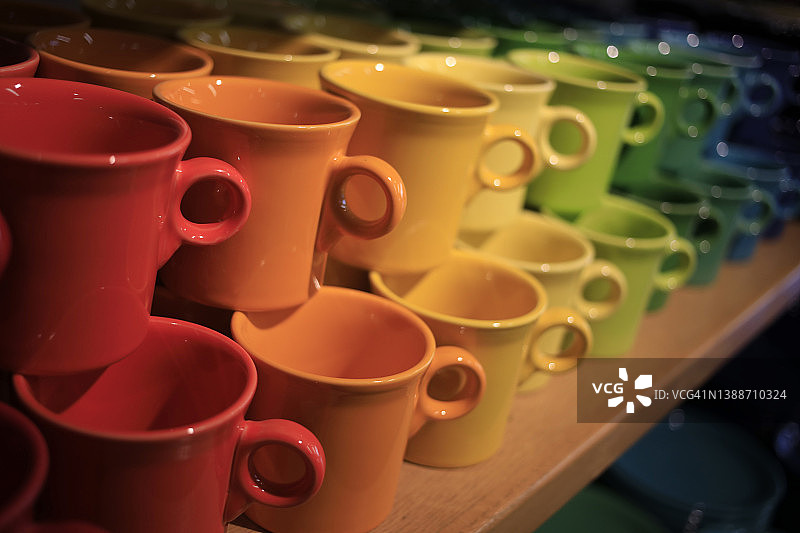 彩色马克杯图片素材