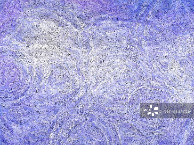 抽象背景，带有淡紫色油漆笔触的油画布图片素材