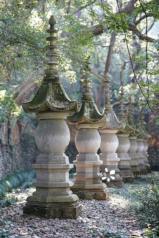 中国浙江省台州市国清寺，2021年10月图片素材