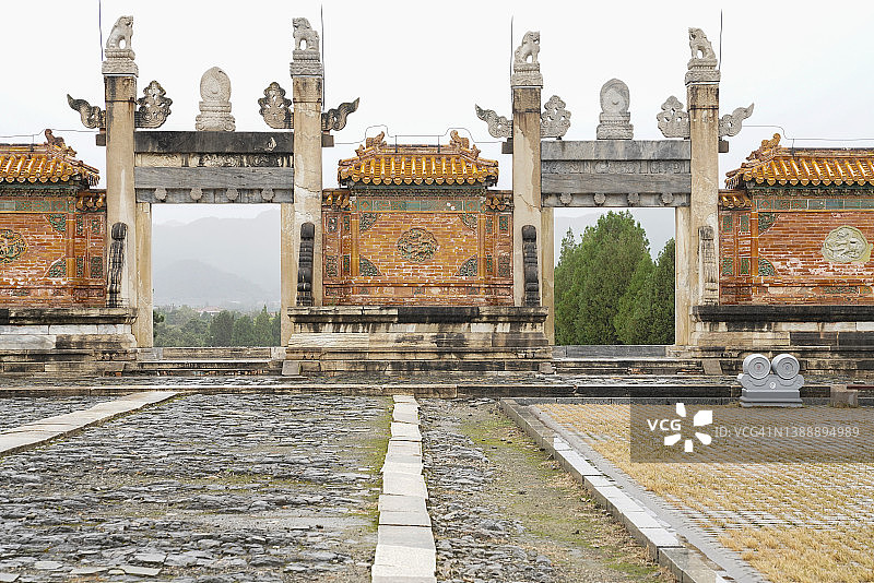 中国河北省遵化市清东陵 - 2021年9月图片素材